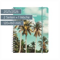 Schülerkalender 2025/2026 „Tropical“ | A6, Kunststoff