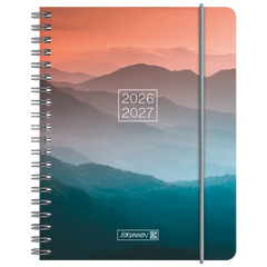 Schülerkalender 2026/2027 „Misty Sunset“ | A6, Kunststoff