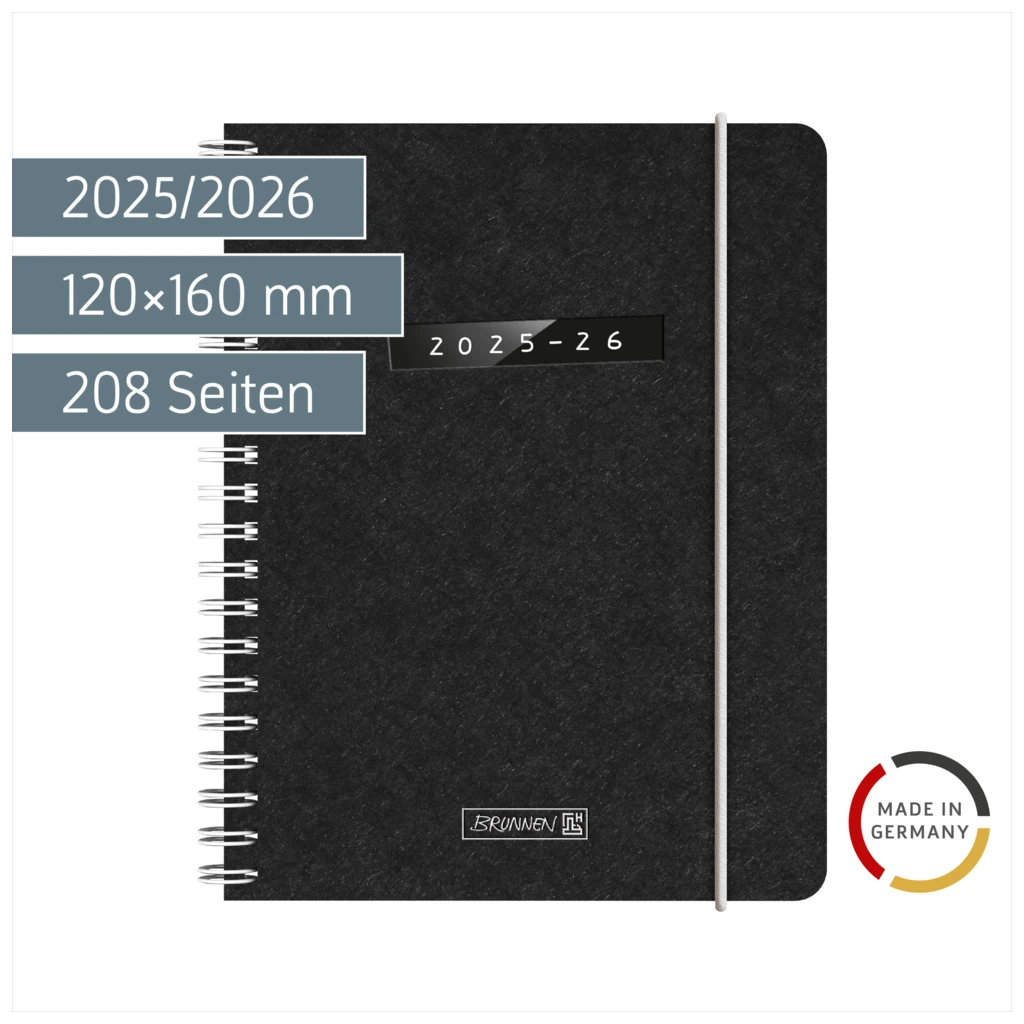 Schülerkalender 2025/2026 „Monochrome“ | A6, Karton