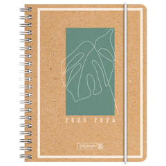 Schülerkalender 2025/2026 „Jungle Leaf“ | A6, Papier