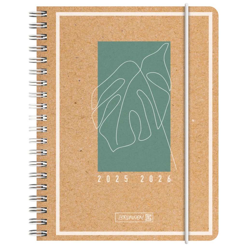 Schülerkalender 2025/2026 „Jungle Leaf“ | A6, Papier