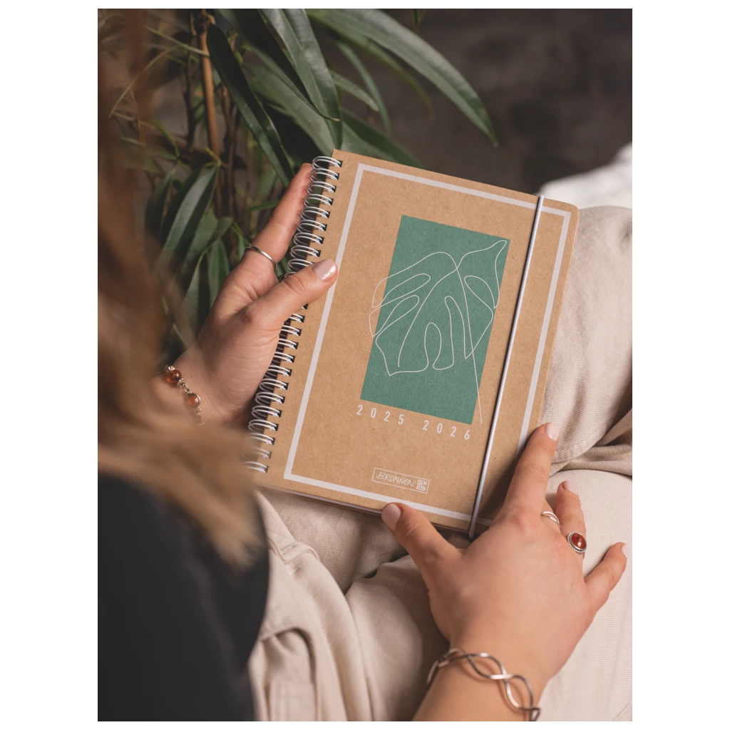 Schülerkalender 2025/2026 „Jungle Leaf“ | A6, Papier