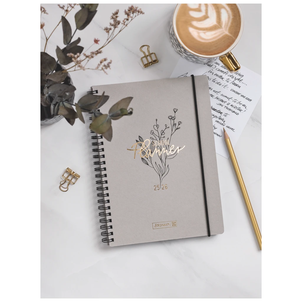 Schülerkalender 2025/2026 „Botanical“ | A6, Karton