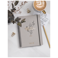 Schülerkalender 2025/2026 „Botanical“ | A6, Karton