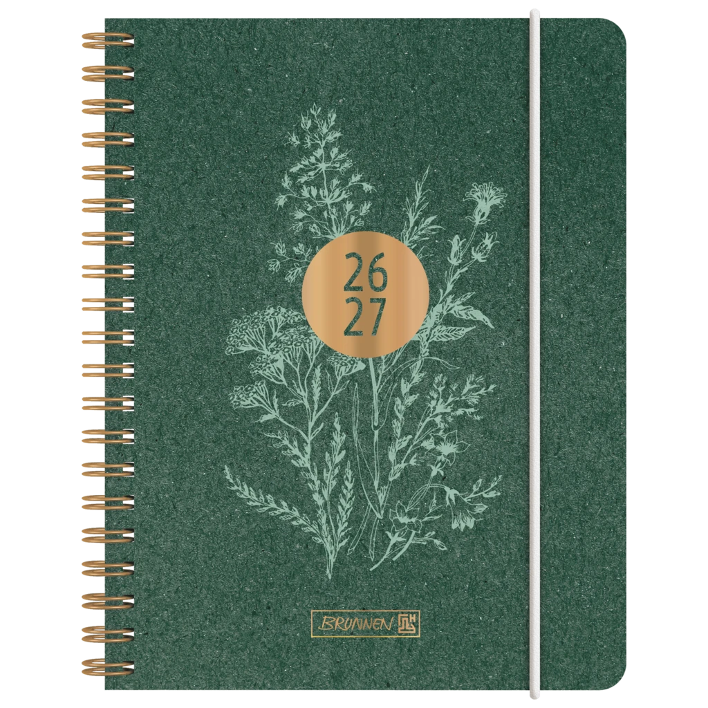 Schülerkalender 2026/2027 „Botanical“ | A6, Karton