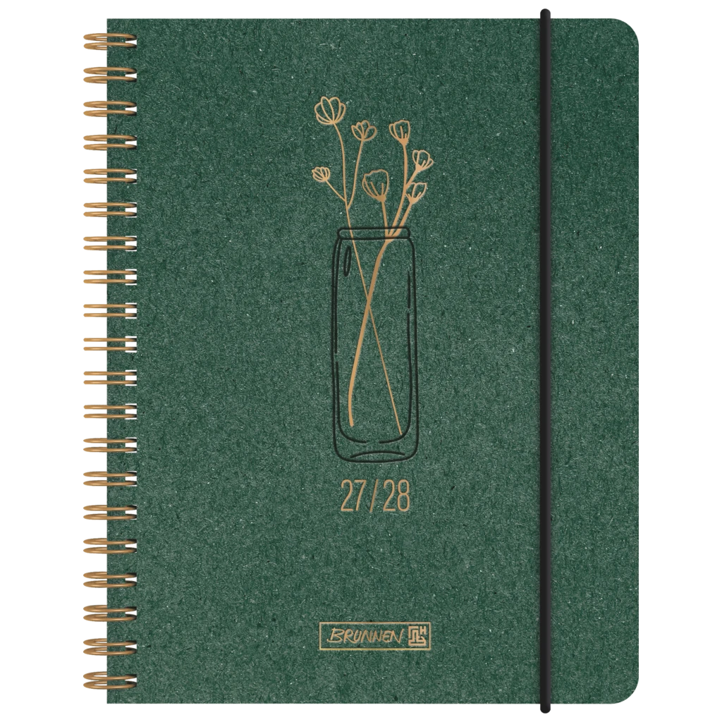 Schülerkalender 2027/2028 „Botanical“ | A6, Karton