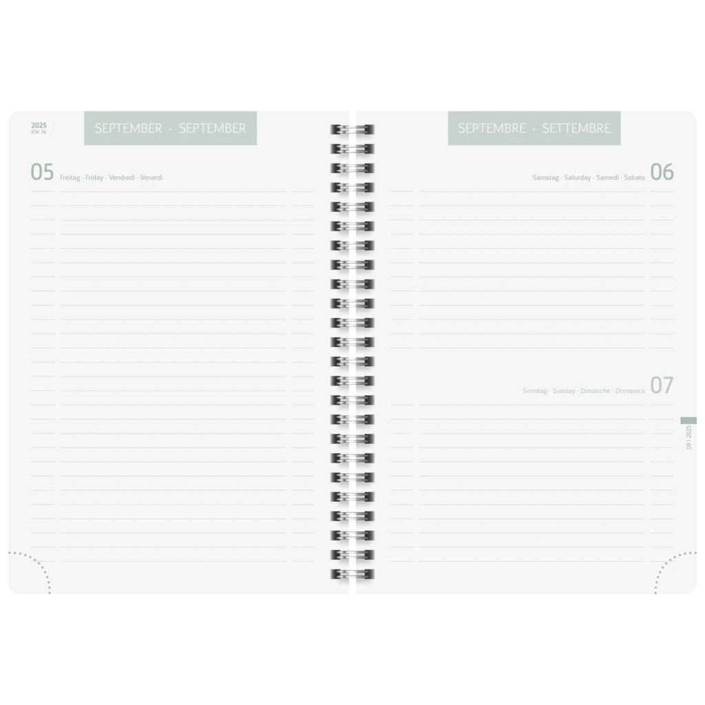 Schülerkalender 2025/2026 „Hearts“ | A5, Kunststoff