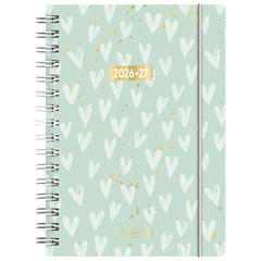 Schülerkalender 2026/2027 „Hearts“ | A5, Kunststoff