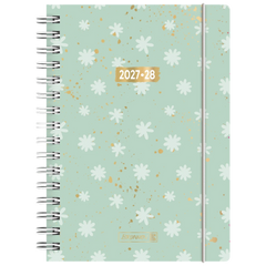 Schülerkalender 2027/2028 „Flower“ | A5, Kunststoff