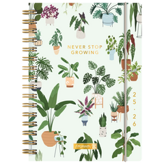Schülerkalender 2025/2026 „Little Plants“ | A5, Kunststoff
