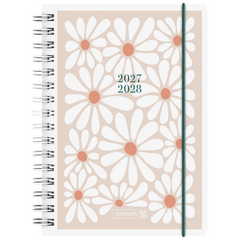 Schülerkalender 2027/2028 „Daisy“ | A5, Kunststoff