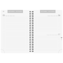 Schülerkalender 2026/2027 „Plain Blue“ | A5, Kunststoff