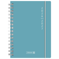 Schülerkalender 2026/2027 „Plain Blue“ | A5, Kunststoff