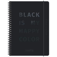 Schülerkalender 2025/2026 „Black“ | A5, Papier