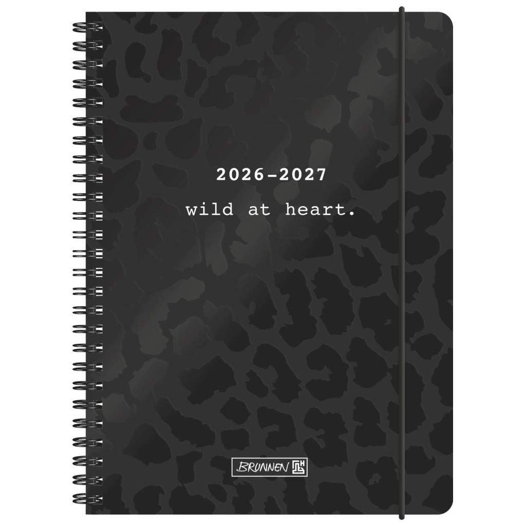 Schülerkalender 2026/2027 „BLACK“ | A5, Papier