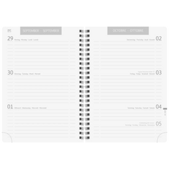 Schülerkalender 2027/2028 „BLACK“ | A5, Papier