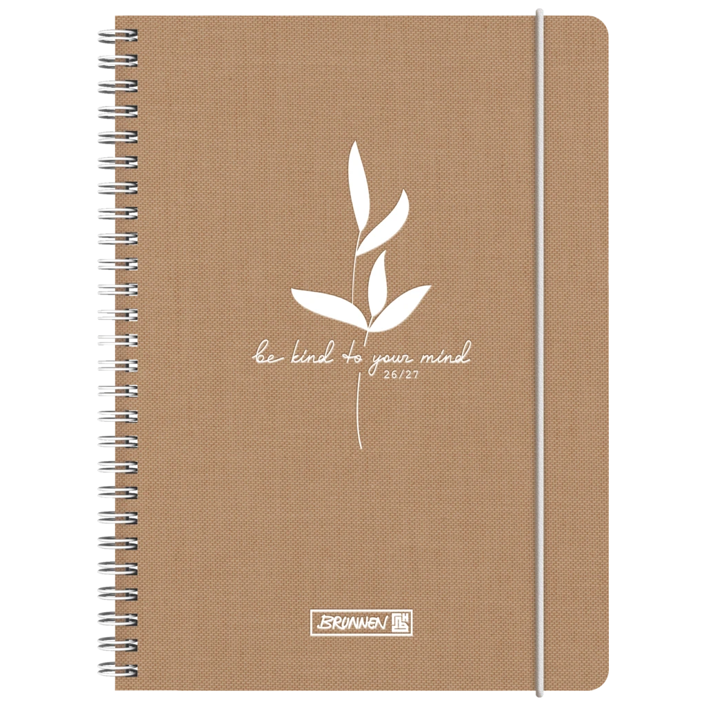 Schülerkalender 2026/2027 „Linen“ | A5, Textil