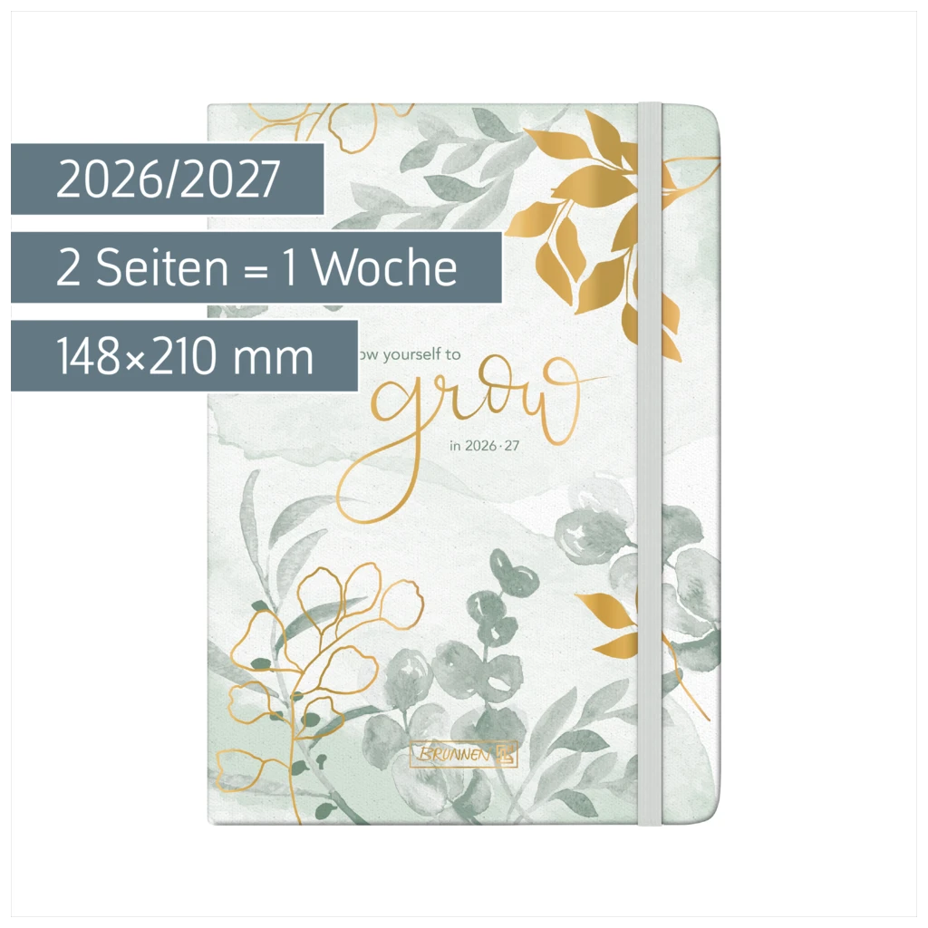 Schülerkalender 2026/2027 „Bloom“ | A5, Textil