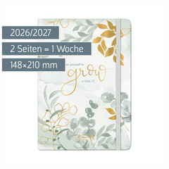 Schülerkalender 2026/2027 „Bloom“ | A5, Textil