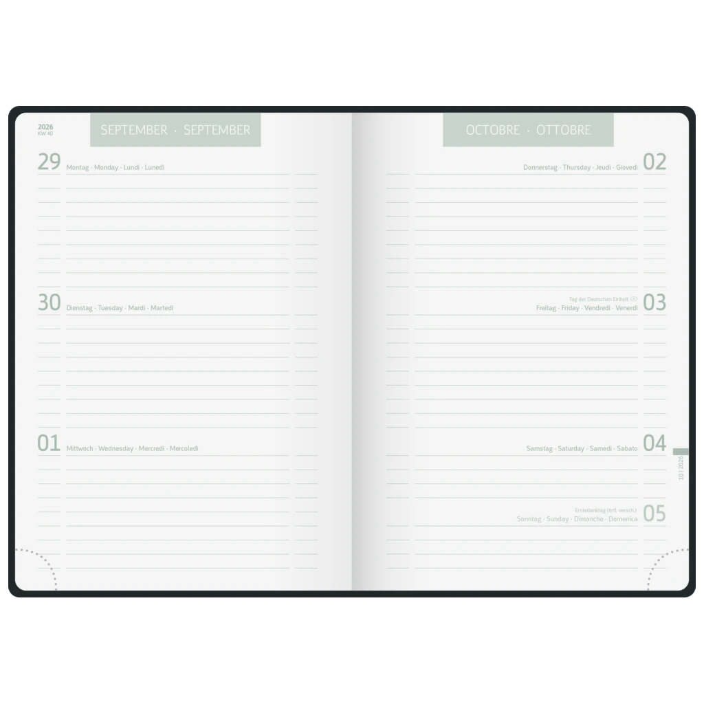 Schülerkalender 2026/2027 „Bloom“ | A5, Textil