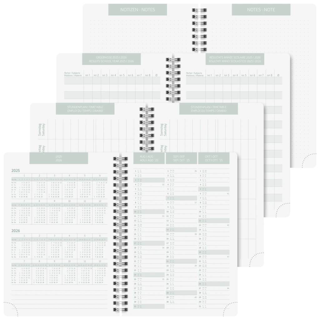 Schülerkalender 2025/2026 „Save The Planet“ | A5, Leder