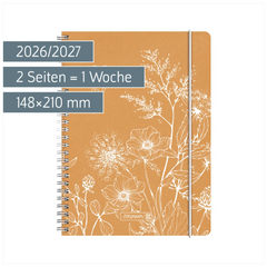 Schülerkalender 2026/2027 „Meadow“ | A5, Leder