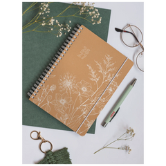 Schülerkalender 2026/2027 „Meadow“ | A5, Leder