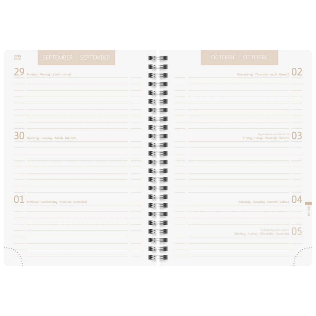 Schülerkalender 2025/2026 „Naturality“ | A5, Textil