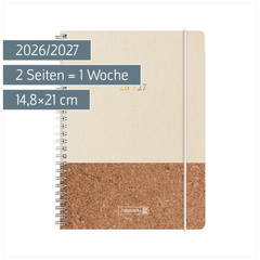 Schülerkalender 2026/2027 „Naturality“ | A5, Textil