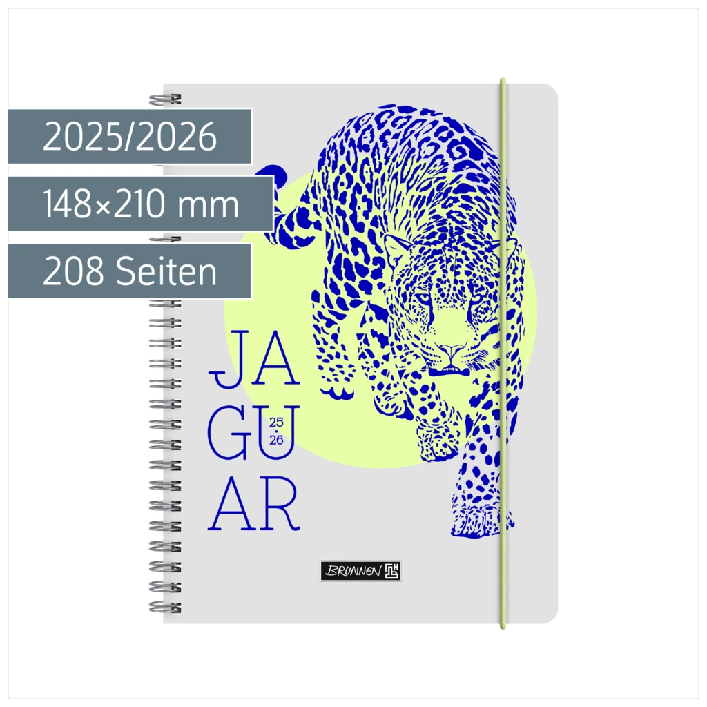 Schülerkalender 2025/2026 „Jaguar“ | A5, Papier