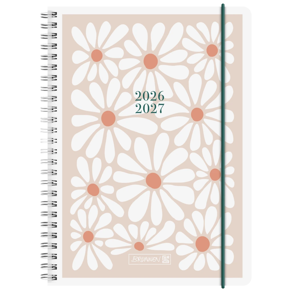 Schülerkalender 2026/2027 „Daisy“ | A5, Kunststoff