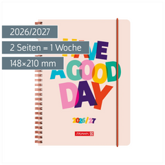 Schülerkalender 2026/2027 „Good Day“ | A5, Kunststoff