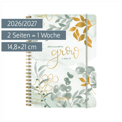Schülerkalender 2026/2027 „Bloom“ | A5, Kunststoff