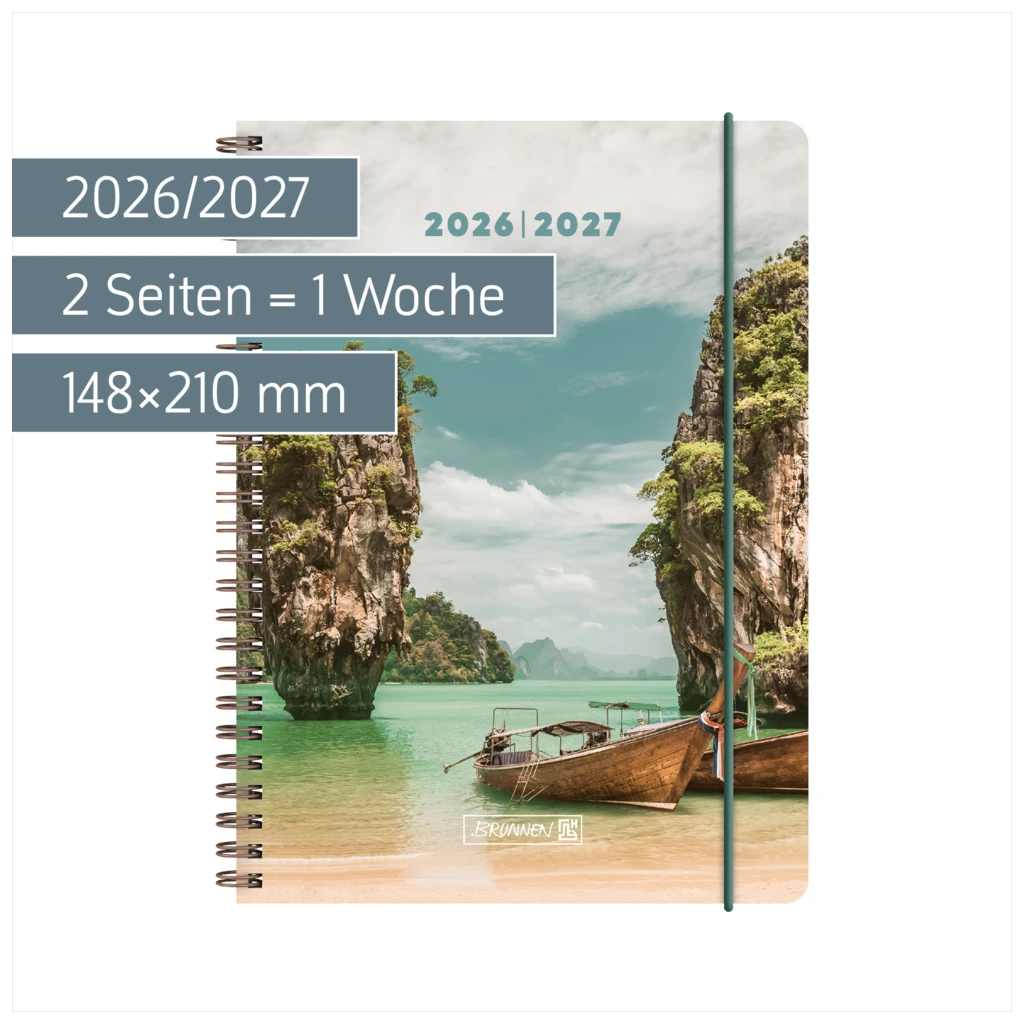 Schülerkalender 2026/2027 „Tropical“ | A5, Kunststoff