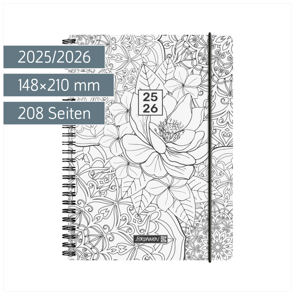 Schülerkalender 2025/2026 „ZENart“ | A5, Kunststoff