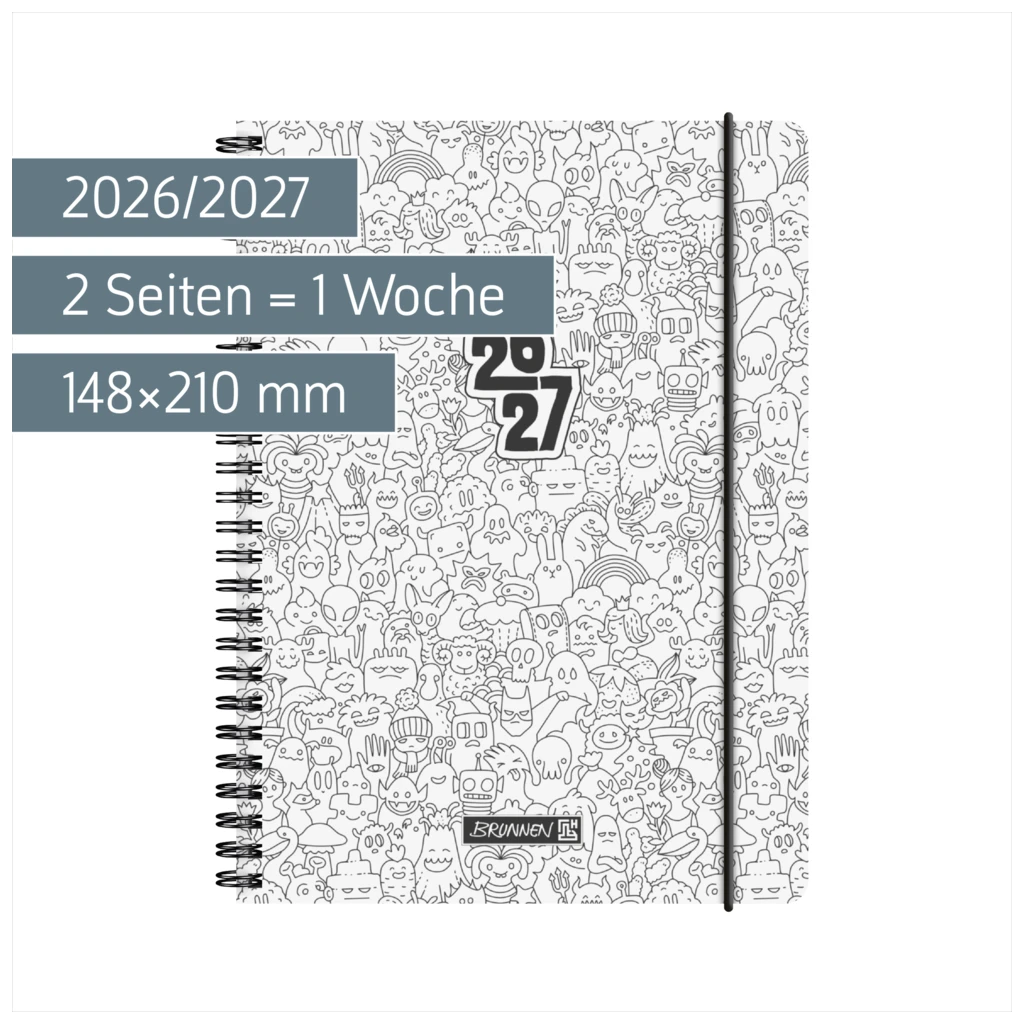 Schülerkalender 2026/2027 „ZENart“ | A5, Kunststoff