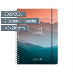 Schülerkalender 2025/2026 „Misty Sunset“ | A5, Kunststoff