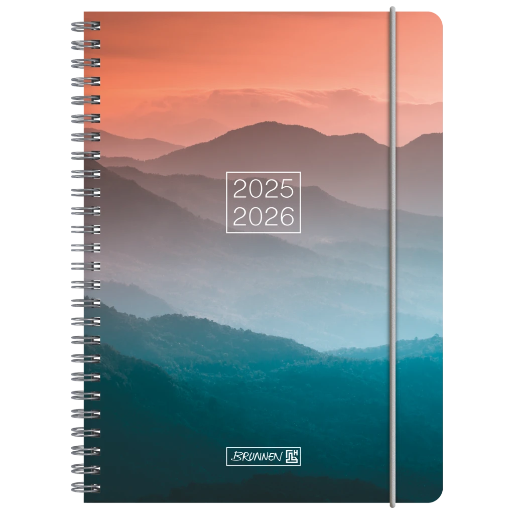 Schülerkalender 2025/2026 „Misty Sunset“ | A5, Kunststoff