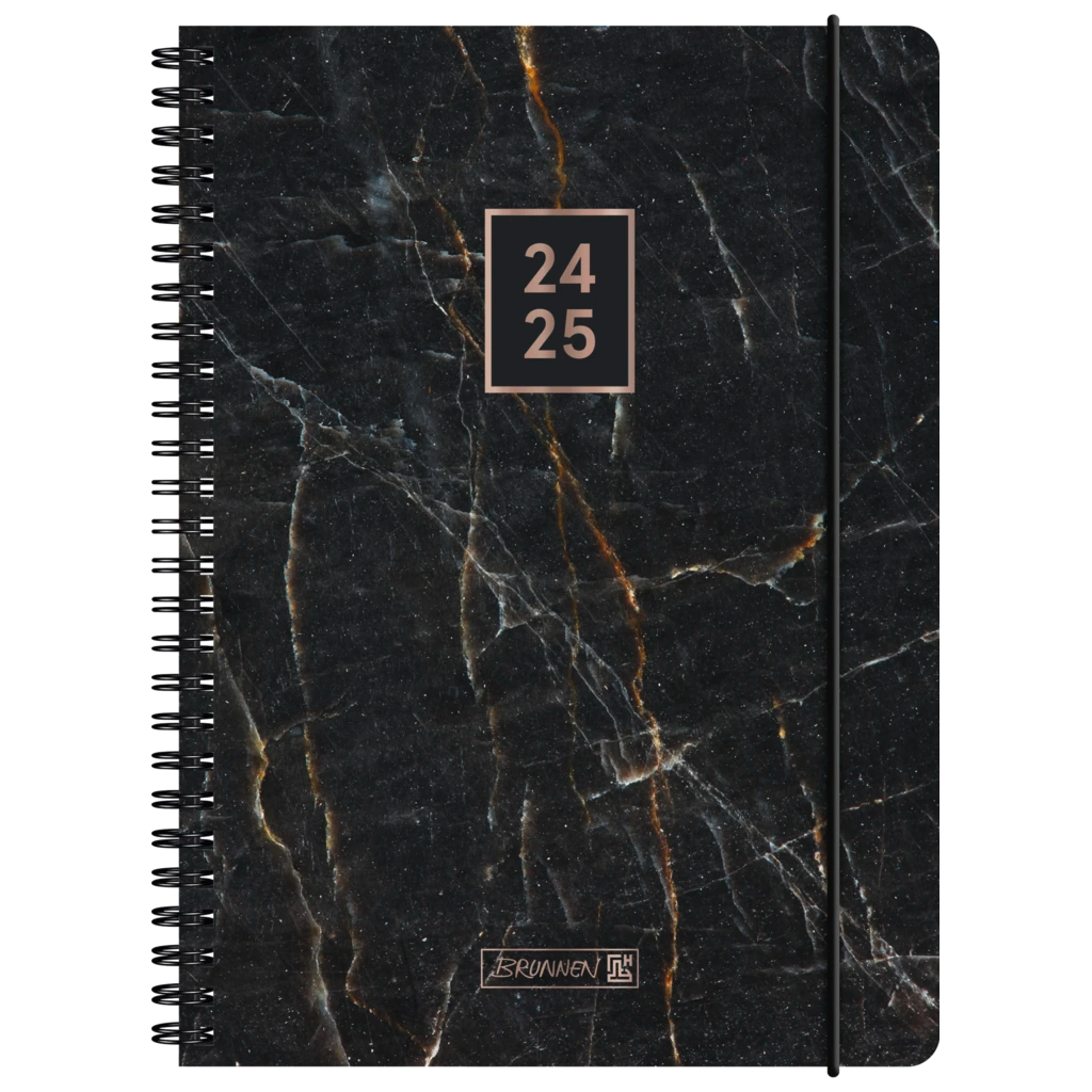 Schülerkalender '24/'25 „Black Marble“ | A5, Kunststoff