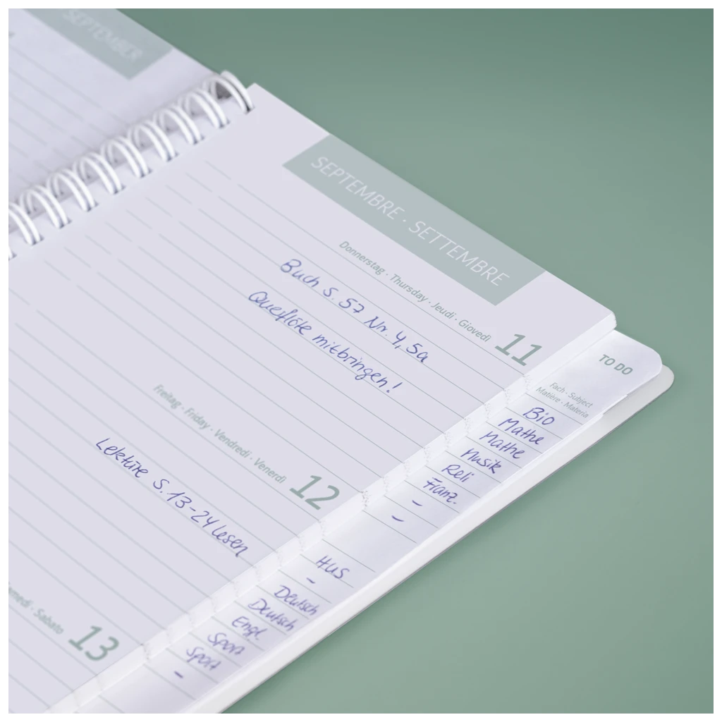 Schülerkalender 2025/2026 „Hearts“ | A5, Kunststoff