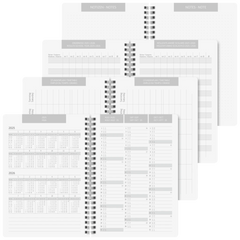 Schülerkalender 2025/2026 „Plain Black“ | A5, Kunststoff