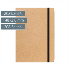 Schülerkalender 2025/2026 Pimp it up! | A5, Papier, braun