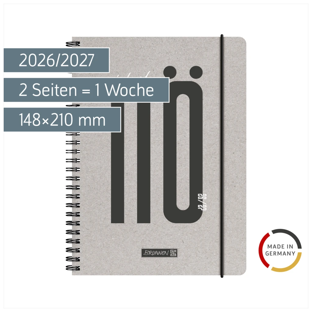 Schülerkalender 2026/2027 „Nope“ | A5, Karton