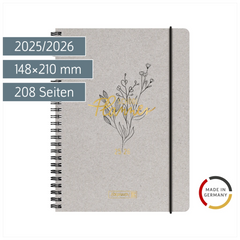 Schülerkalender 2025/2026 „Botanical“ | A5, Karton