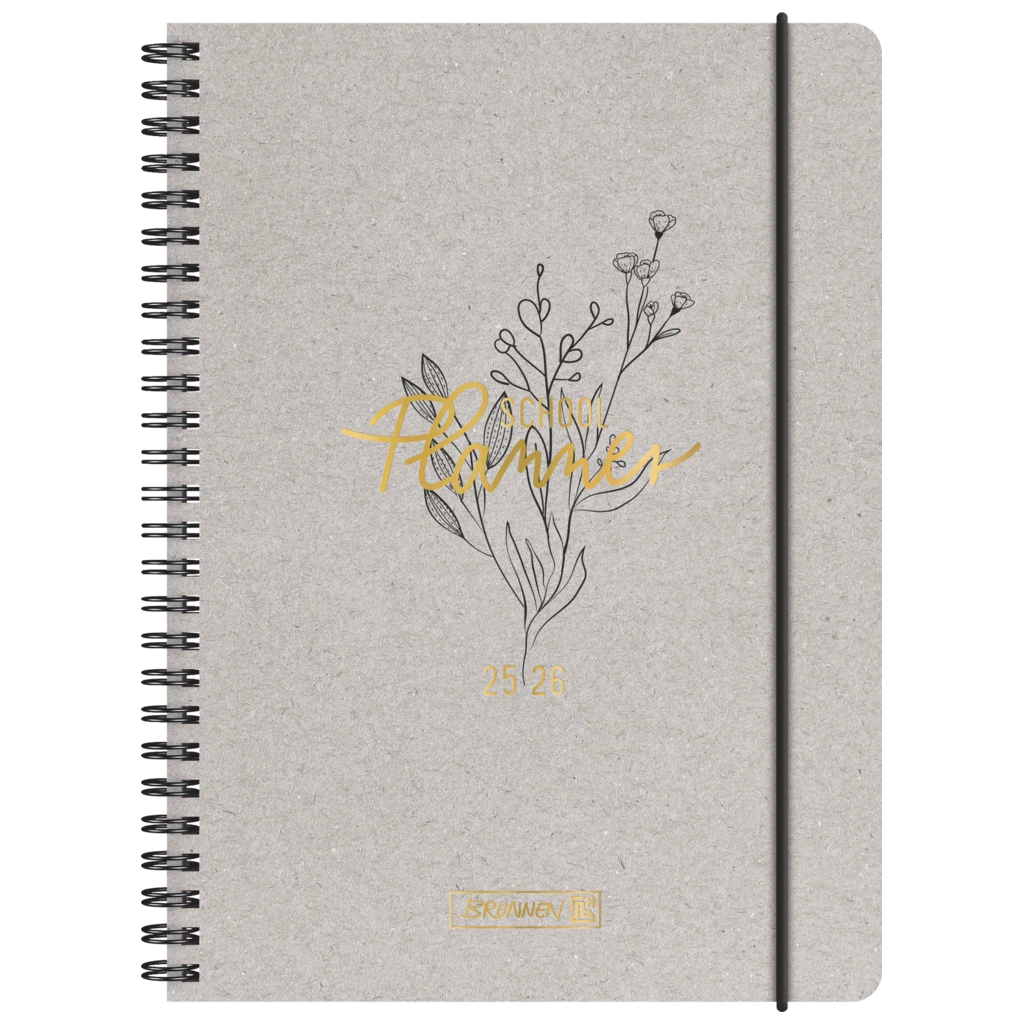 Schülerkalender 2025/2026 „Botanical“ | A5, Karton