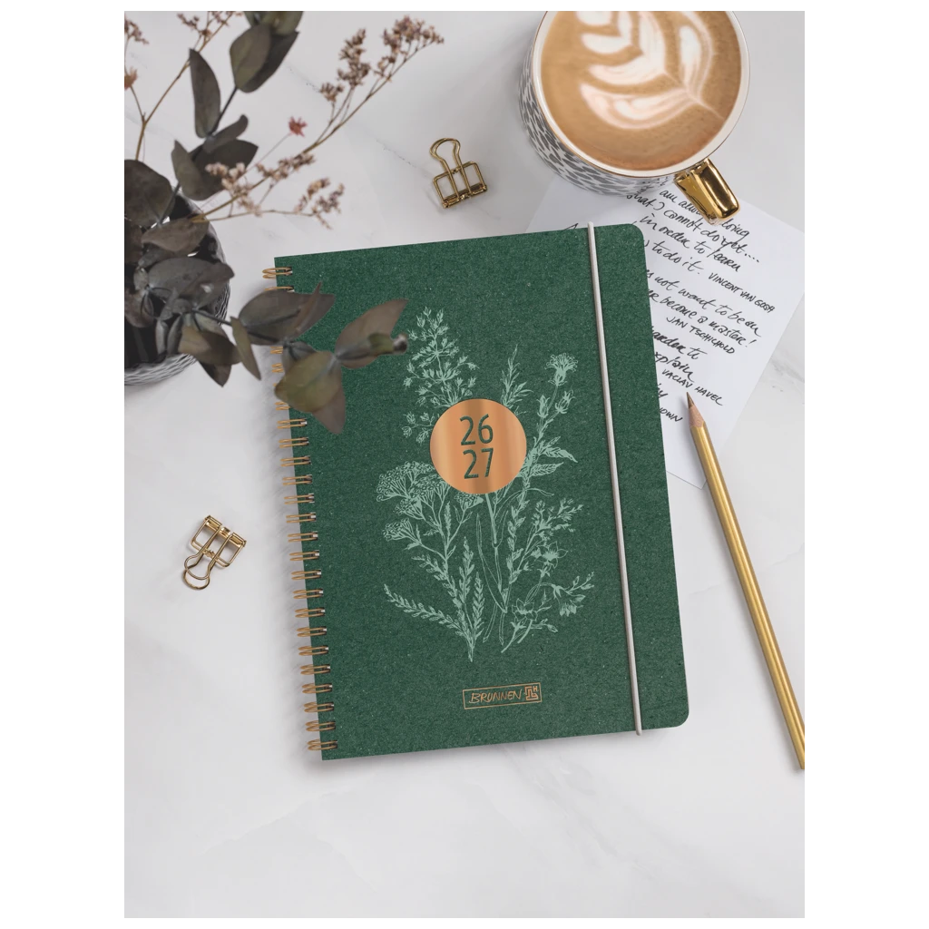 Schülerkalender 2026/2027 „Botanical“ | A5, Karton