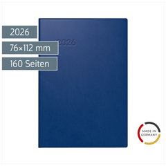 Taschenkalender Mod. 723 2026 | A7, Kunststoff, dunkelblau