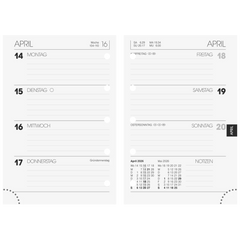 Wochen-Ersatzkalendarium Mod. 723 2026 | 76×112 mm
