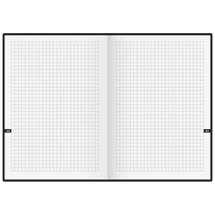 Buchkalender Kompagnon TimeCenter Mod. 725 2025 | A5, Kunststoff, schwarz