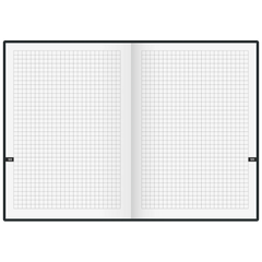 Buchkalender TimeCenter Mod. 726 2025 | A5, Kunststoff, schwarz